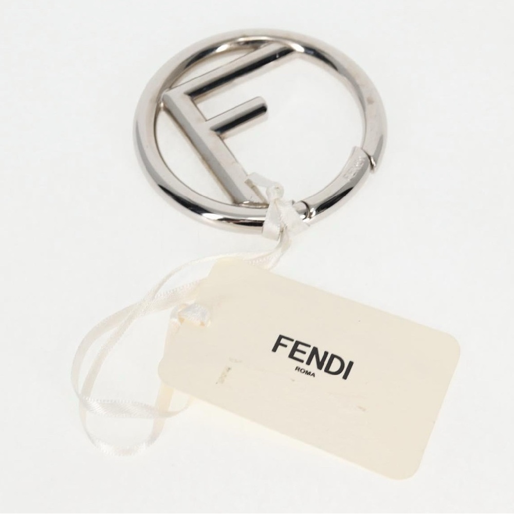 FENDI Zucca Canvas Triplet Clutch Bag Leather Beige Red Silver - Picture 15 of 15
